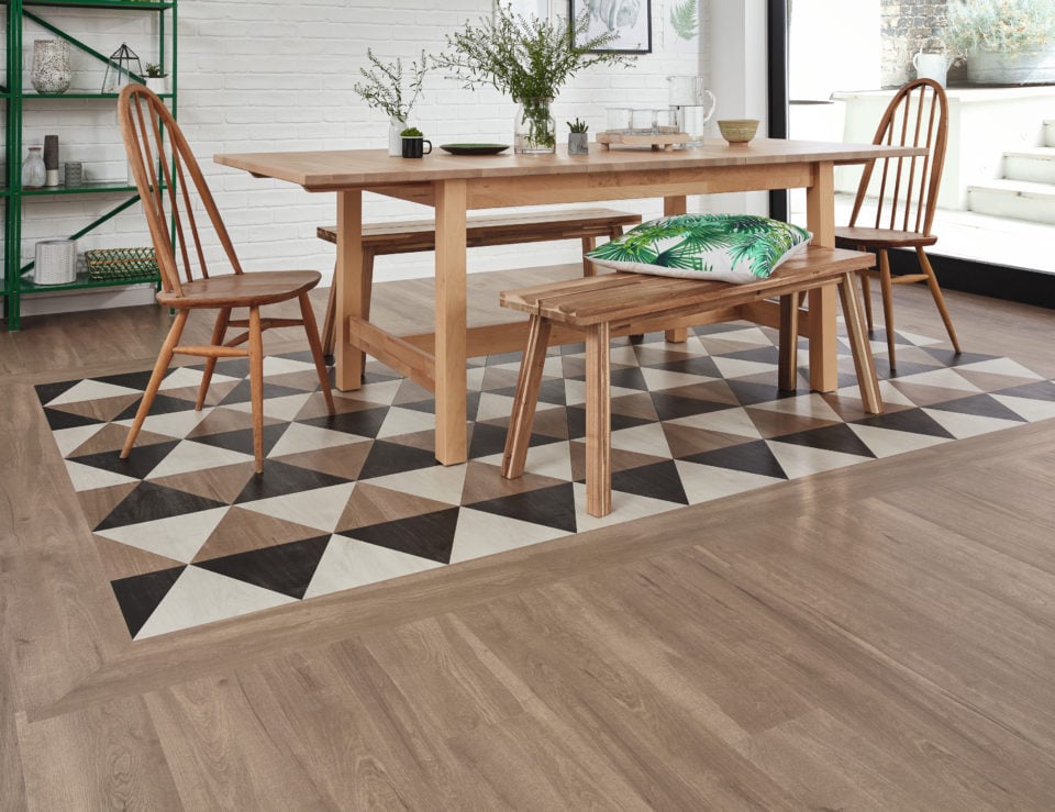 Karndean Flooring LVT KAL01 Pyramid VGW80T VGW89T VGW83T FrostedBirch DiningRoom Cameo5 LS CM